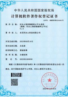 智慧农业软件著作证书